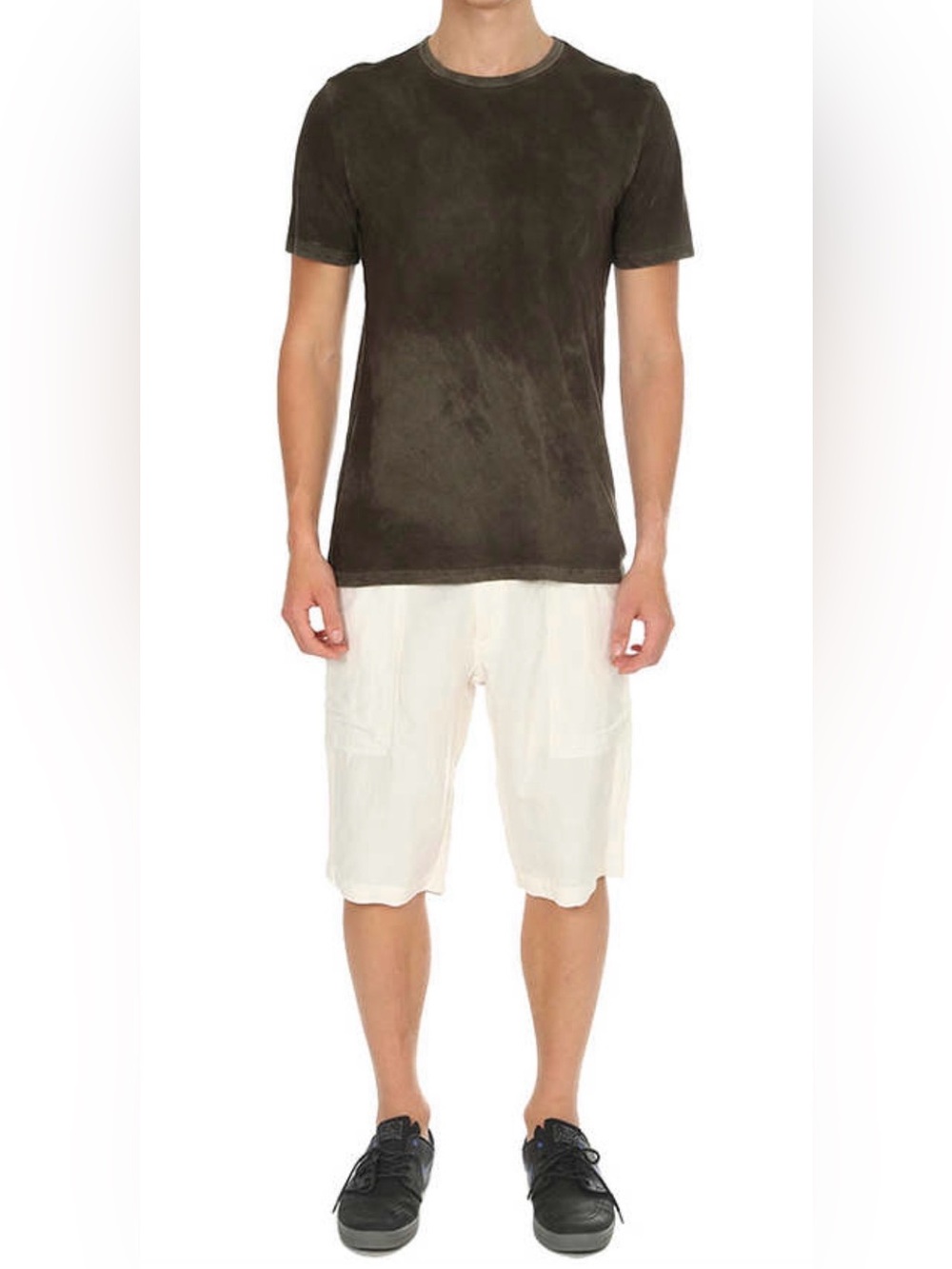 Nicholas K Linen-Cotton Clyde Shorts in Alabaster Men’s Size 32